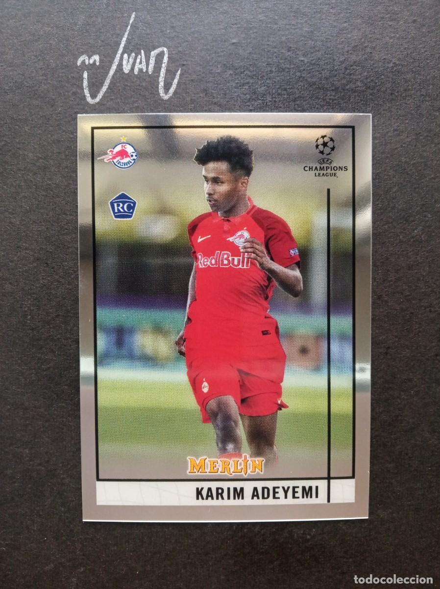 Cromos de f&uacute;tbol: 35 ROOKIE ADEYEMI FC SALZBURG ALEMANIA ⚽ TOPPS &reg; MERLIN CHROME CHAMPIONS 2020 2021 20 21 NUEVO