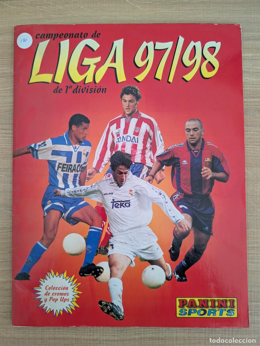 Cromos de F&uacute;tbol: &Aacute;lbum Liga 97 98 Panini Casi completo (Contiene 395 cromos)