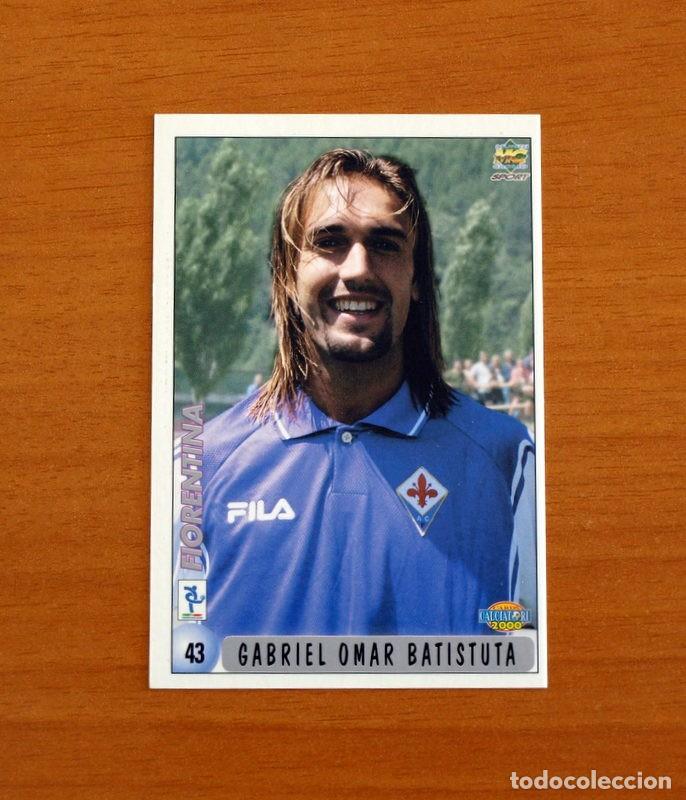 Cromos de F&uacute;tbol: Fiorentina -N&ordm; 43 Gabriel Omar Batistuta-Tomas Repka -Mundicromo 1999-2000, 99-00 Calciatori-Italia