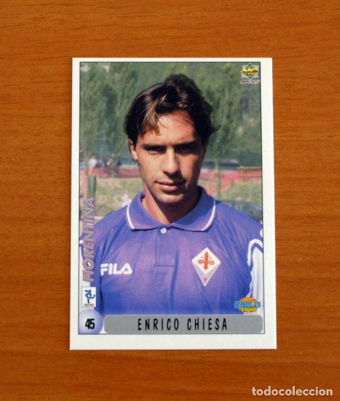Cromos de F&uacute;tbol: Fiorentina -N&ordm; 45 Enrico Chiesa-Manuel Rui Costa -Mundicromo 1999-2000, 99-00 Calciatori-Italia