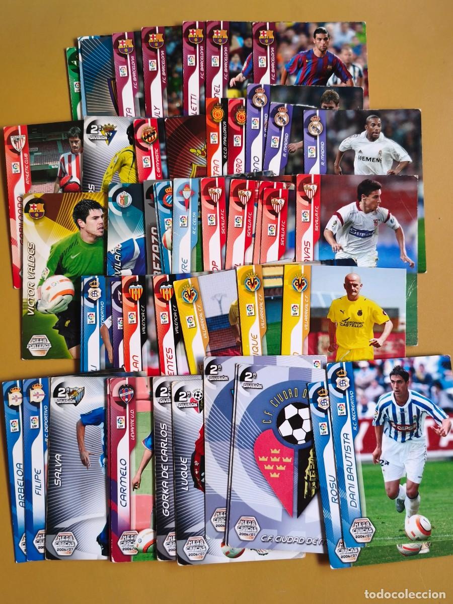Cromos de F&uacute;tbol: megacracks 2006 07 contiene 48 cromos