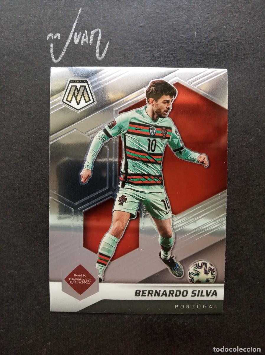 Cromos de F&uacute;tbol: BERNARDO SILVA PORTUGAL ATLETICO MADRID ⚽ PANINI &reg; MOSAIC ROAD FIFA WORLD CUP QATAR 2021 2022 21 22