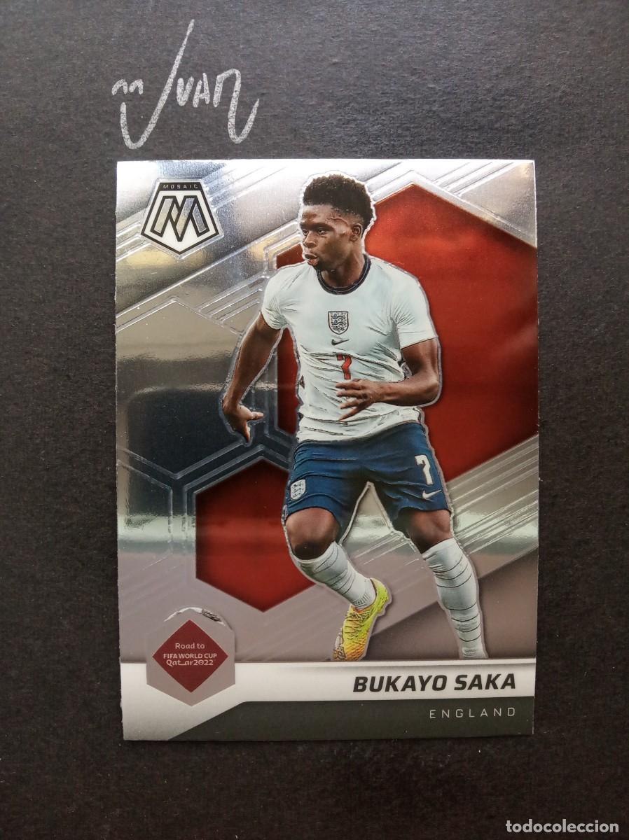 Cromos de F&uacute;tbol: 40 BUKAYO SAKA INGLATERRA ARSENAL 25 26 ⚽ PANINI &reg; MOSAIC ROAD FIFA WORLD CUP QATAR 2021 2022 21 22