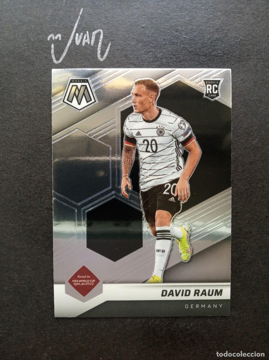 Cromos de F&uacute;tbol: 63 ROOKIE DAVID RAUM ALEMANIA RB LEIPZIG ⚽ PANINI &reg; MOSAIC ROAD FIFA WORLD CUP QATAR 2021 2022 21 22