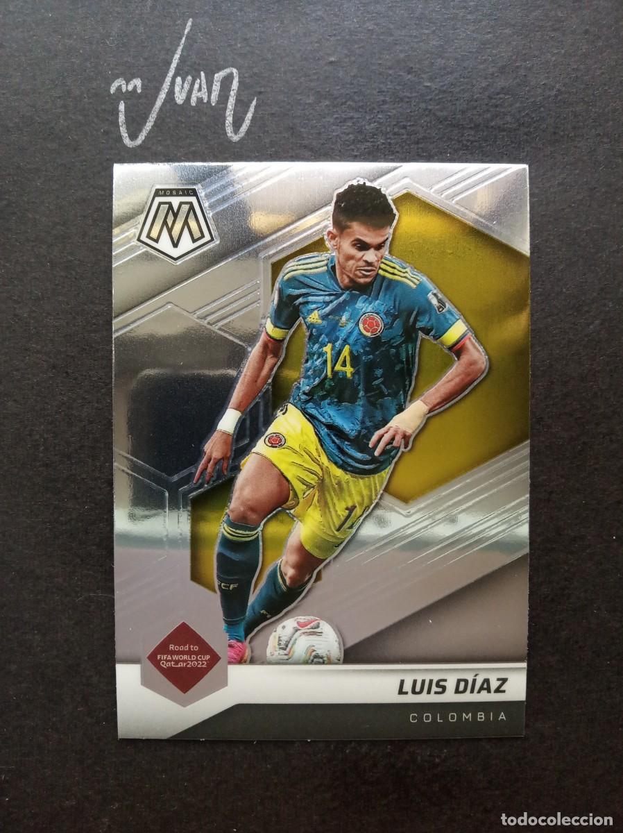 Cromos de F&uacute;tbol: LUIS DIAZ COLOMBIA BAYER MUNICH 25 26 ⚽ PANINI &reg; MOSAIC ROAD FIFA WORLD CUP QATAR 2021 2022 21 22