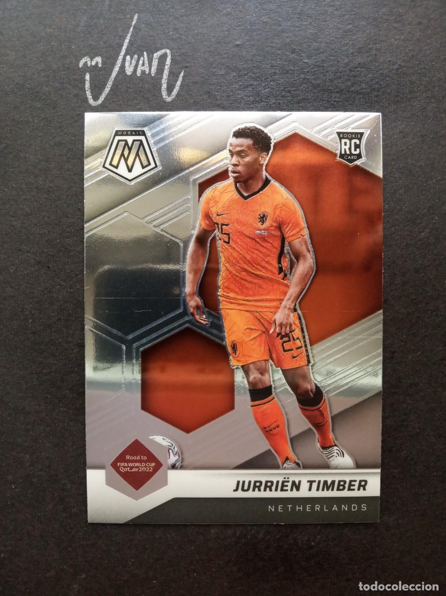 Cromos de F&uacute;tbol: ROOKIE JURRIEN TIMBER HOLANDA ARSENAL ⚽ PANINI &reg; MOSAIC ROAD FIFA WORLD CUP QATAR 2021 2022 21 22