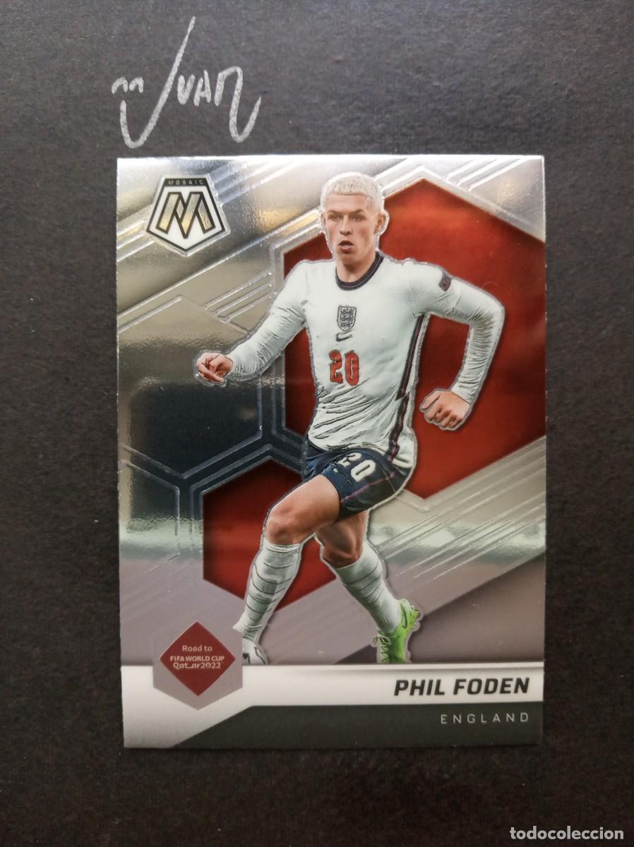 Cromos de F&uacute;tbol: PHIL FODEN INGLATERRA MANCHETER CITY 25 26⚽ PANINI&reg; MOSAIC ROAD FIFA WORLD CUP QATAR 2021 2022 21 22