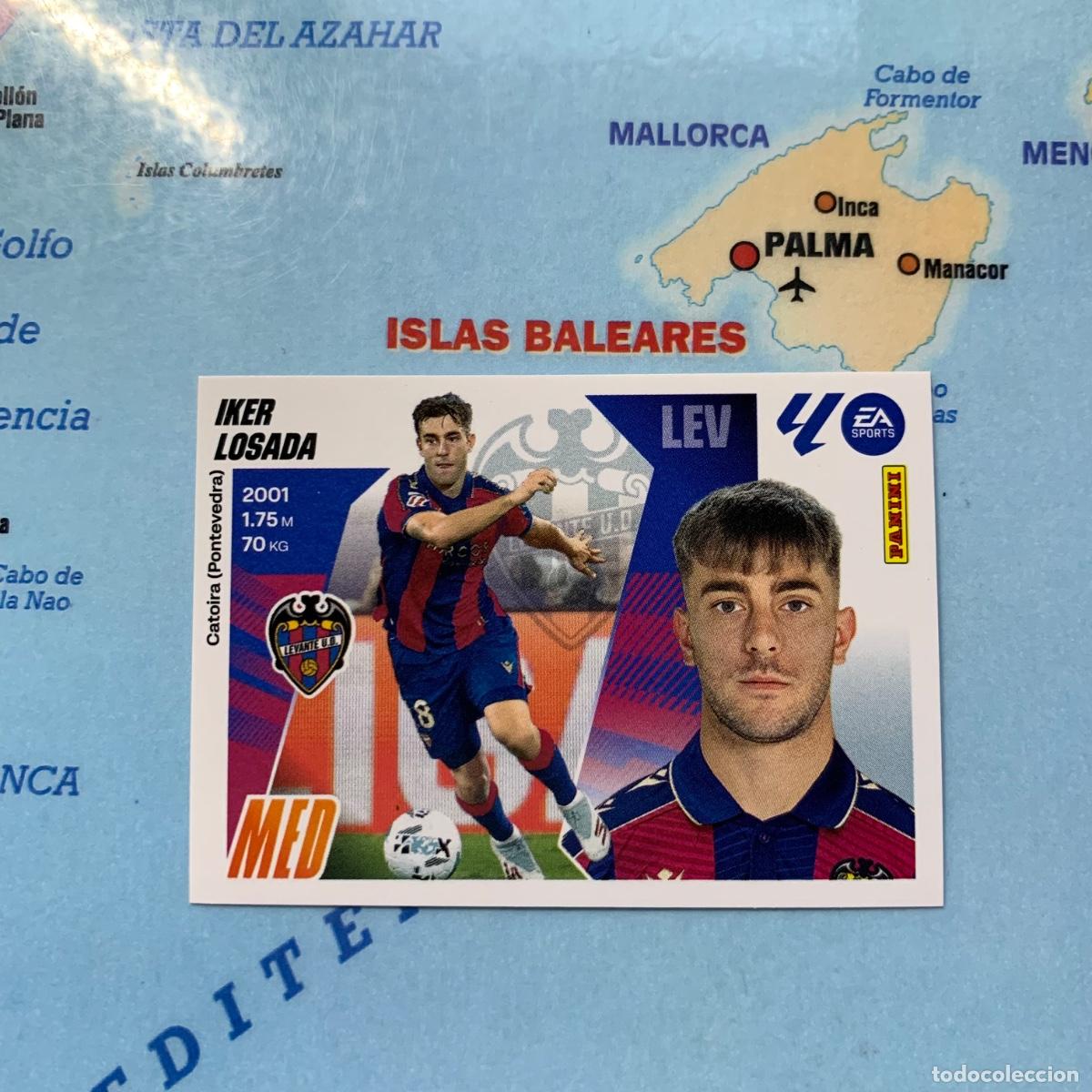 Cromos de F&uacute;tbol: Iker losada coloca n&uacute;mero 13 Bis del levante cromo liga este 25-26 2025-2026