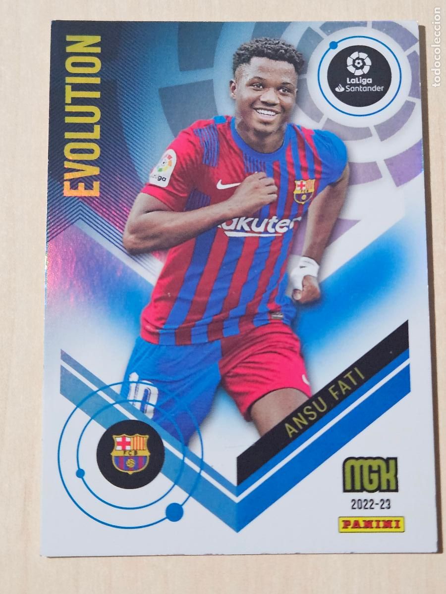 Cromos de F&uacute;tbol: CROMO N&ordm; 371 ANSU FATI - MEGACRACKS 2022 23 - EVOLUTION