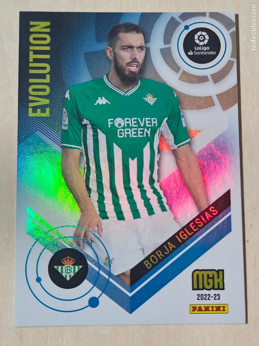 Cromos de F&uacute;tbol: CROMO N&ordm; 374 BORJA IGLESIAS - MEGACRACKS 2022 23 - EVOLUTION
