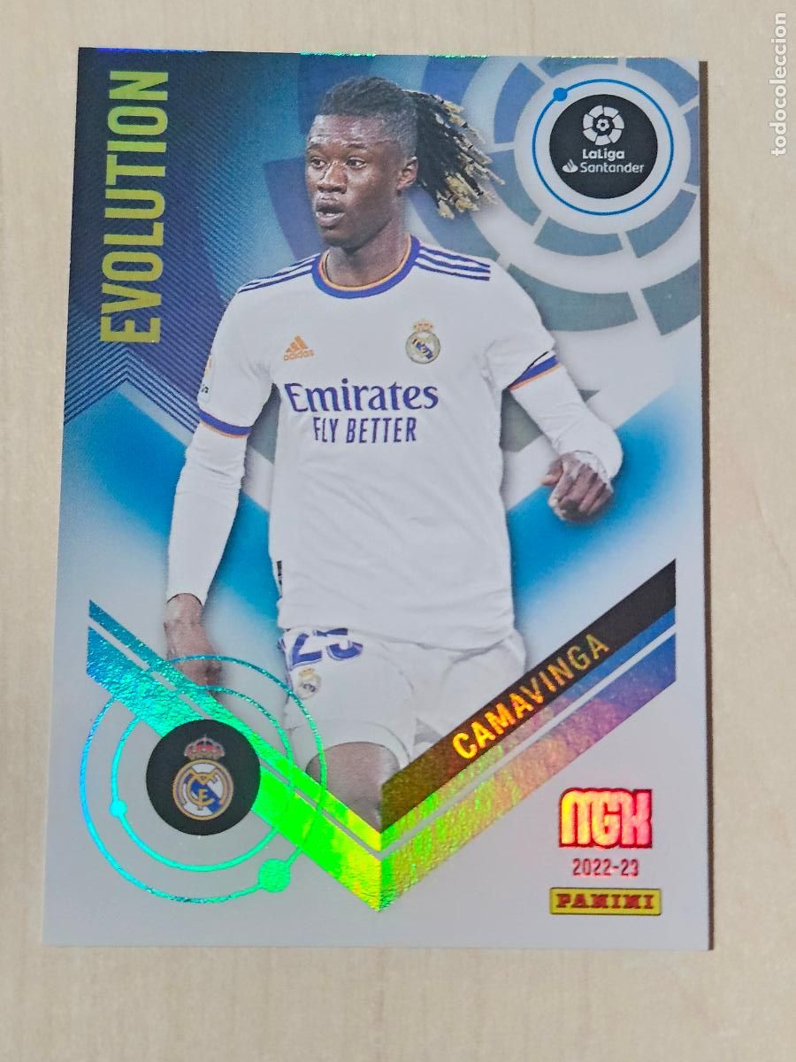 Cromos de F&uacute;tbol: CROMO N&ordm; 376 CAMAVINGA - MEGACRACKS 2022 23 - ROOKIE EVOLUTION