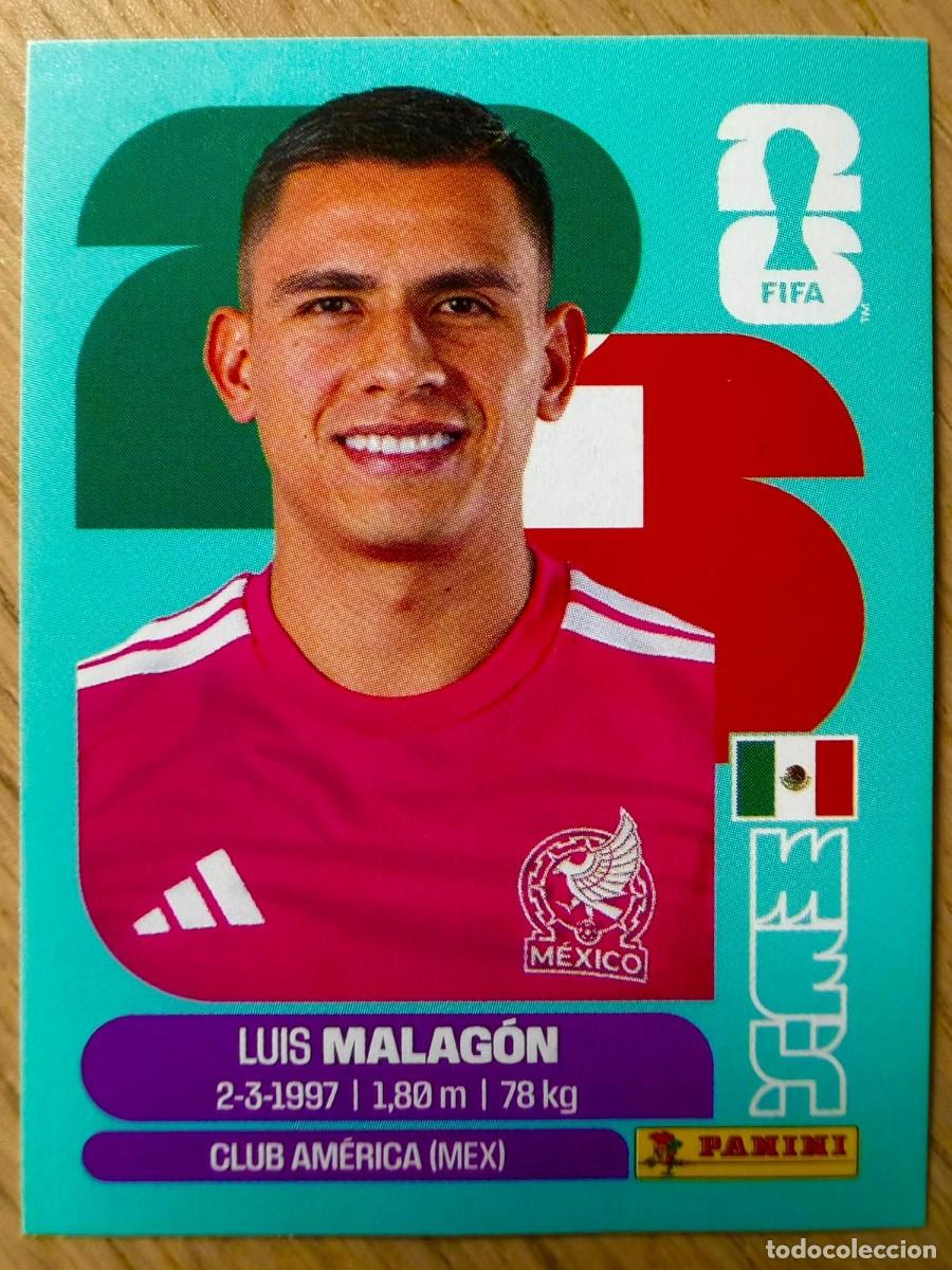 Football Stickers: MEX2 MEX 2 LUIS MALAGON MEXICO MUNDIAL FIFA WORLD CUP 2026 26 STICKER PANINI CROMO SIN PEGAR