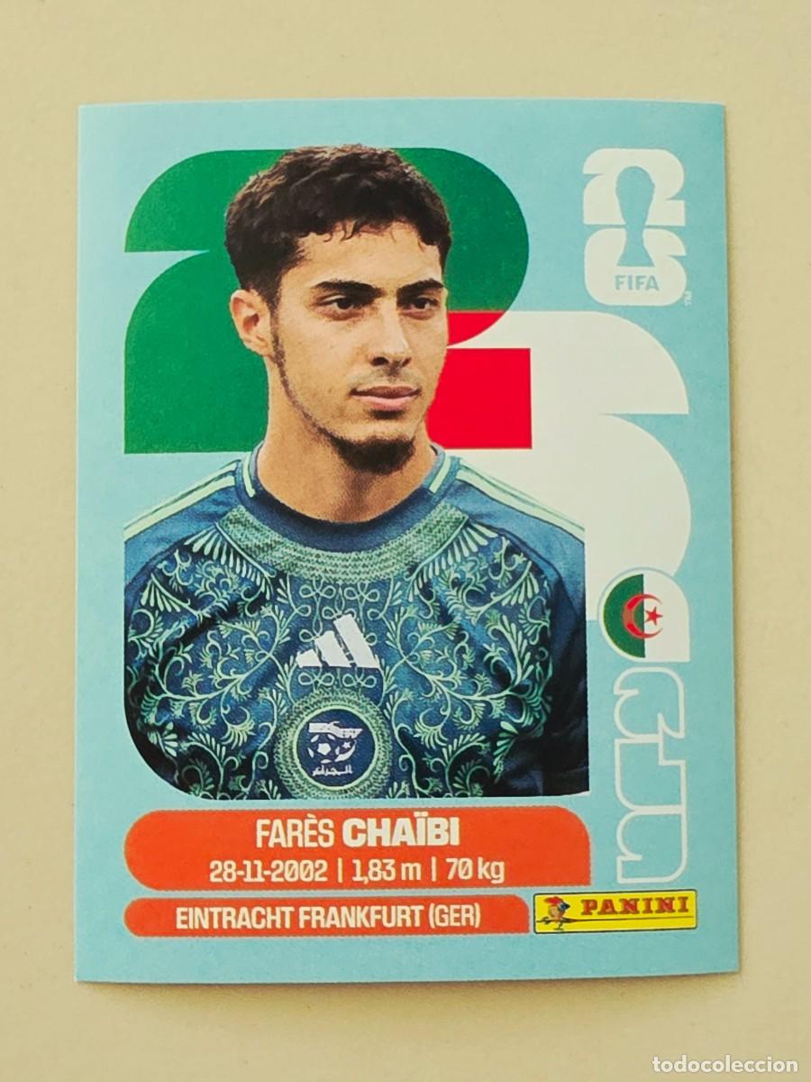 Cartes &agrave; collectionner de Football: ALG 14 Faros Cha&iuml;bi, Argelia, Panini FIFA World Cup Mundial 2026 Sticker