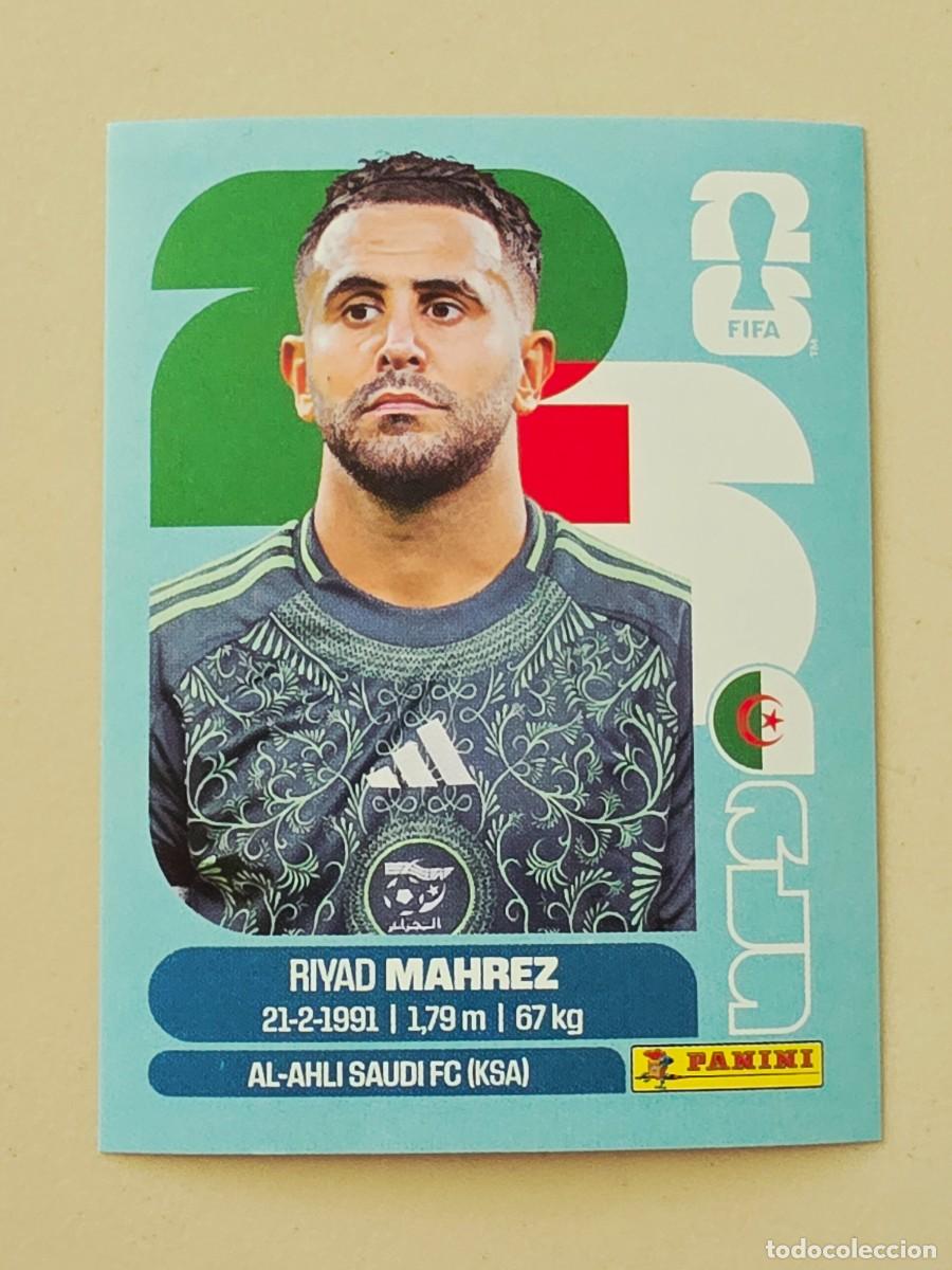 Cartes &agrave; collectionner de Football: ALG 15 Riyad Mahrez, Argelia, Panini FIFA World Cup Mundial 2026 Sticker