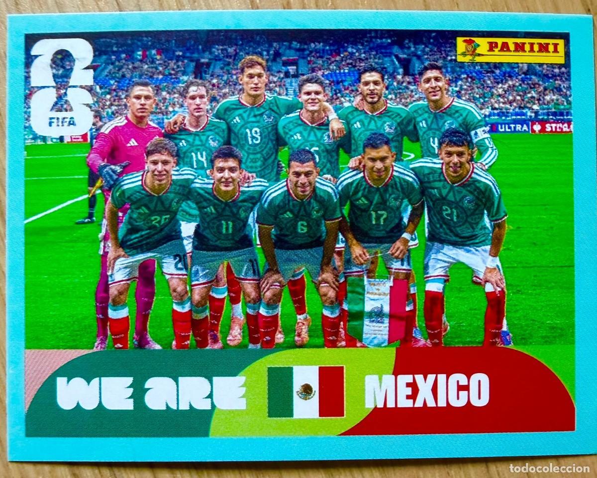 Cartes &agrave; collectionner de Football: MEX13 MEX 13 PLANTILLA MEXICO MUNDIAL FIFA WORLD CUP 2026 26 STICKER PANINI CROMO SIN PEGAR