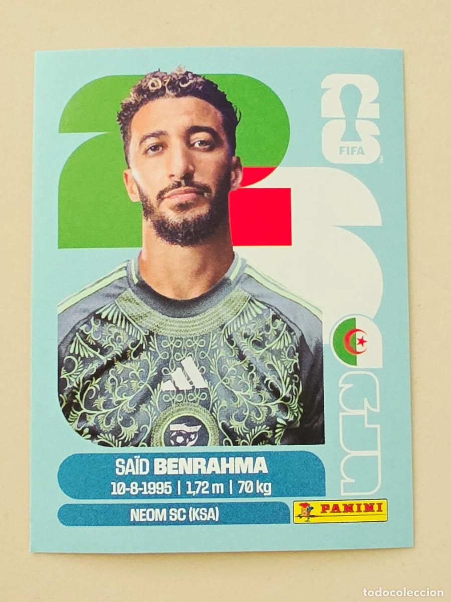 Cartes &agrave; collectionner de Football: ALG 16 Sa&iuml;d Benrahma, Argelia, Panini FIFA World Cup Mundial 2026 Sticker