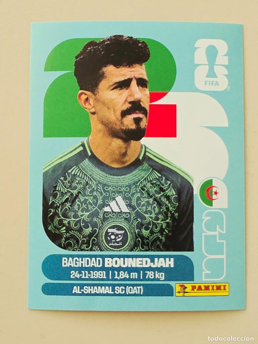 Cartes &agrave; collectionner de Football: ALG 19 Baghdad Bounedjah, Argelia, Panini FIFA World Cup Mundial 2026 Sticker