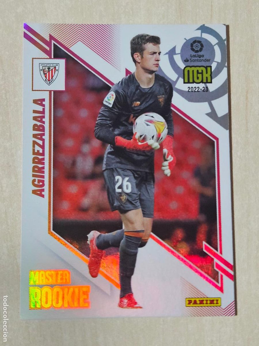 Cartes &agrave; collectionner de Football: CROMO N&ordm; 407 AGIRREZABALA - MEGACRACKS 2022 23 - MASTER ROOKIE