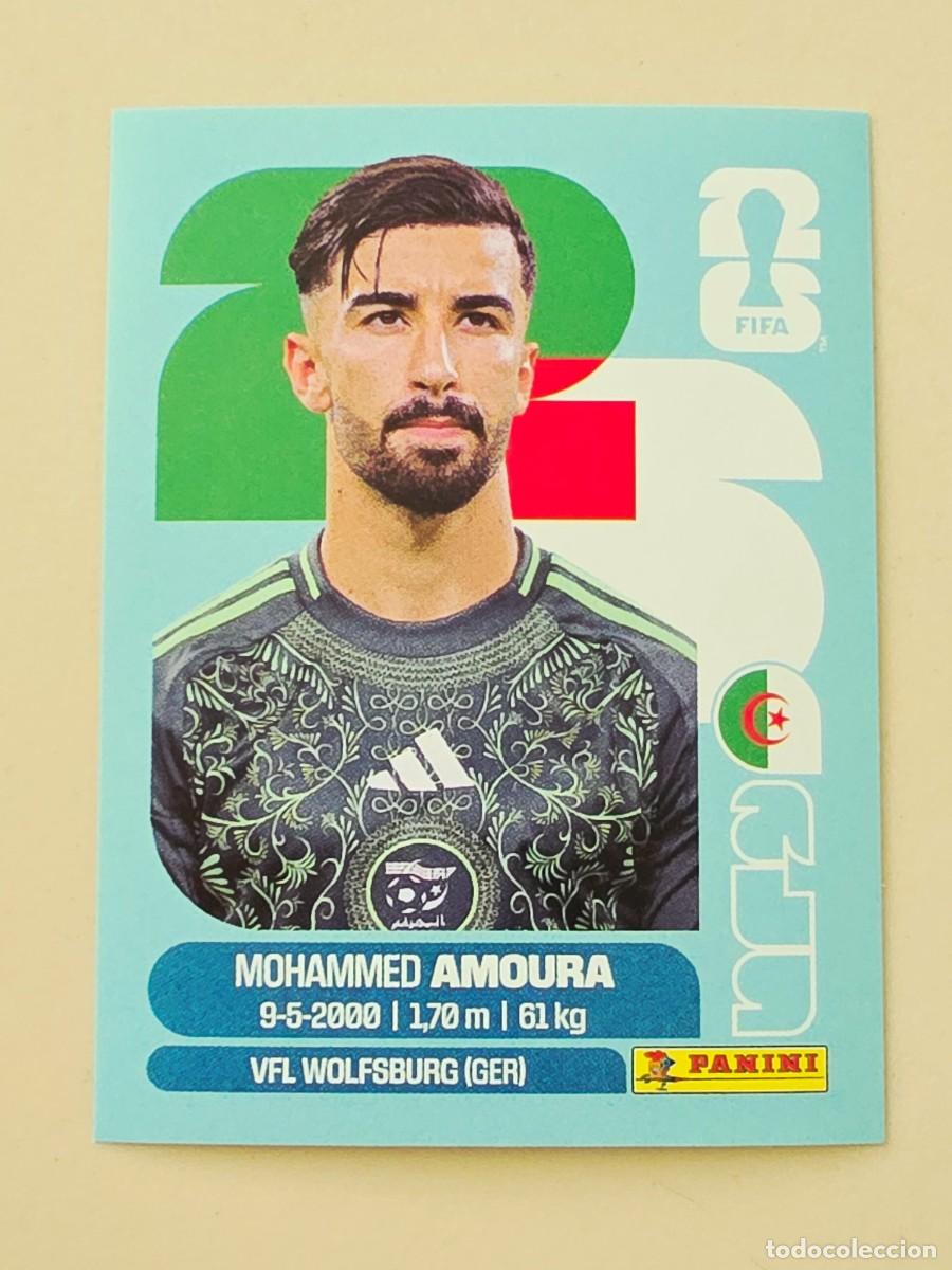 Cartes &agrave; collectionner de Football: ALG 20 Mohammed Amoura, Argelia, Panini FIFA World Cup Mundial 2026 Sticker