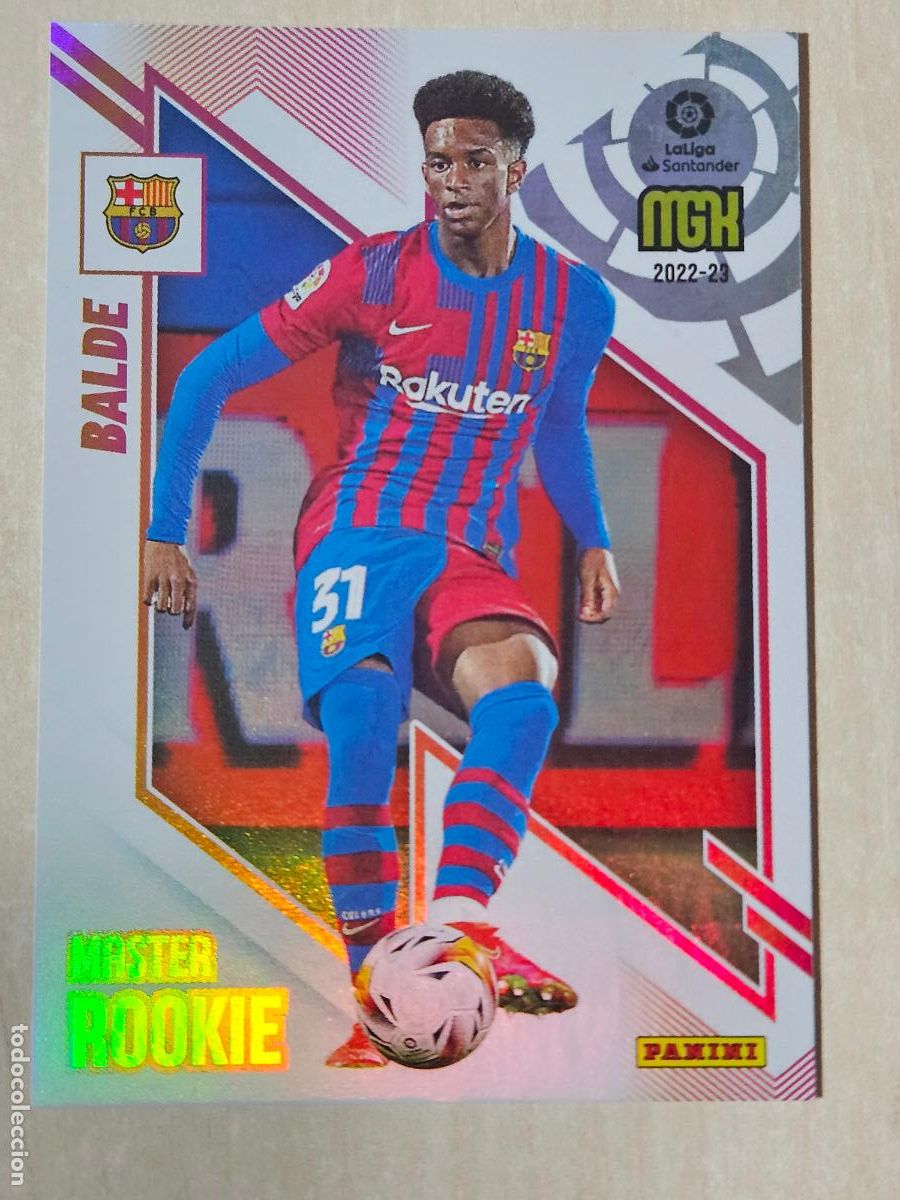 Cartes &agrave; collectionner de Football: CROMO N&ordm; 410 BALDE - MEGACRACKS 2022 23 - MASTER ROOKIE
