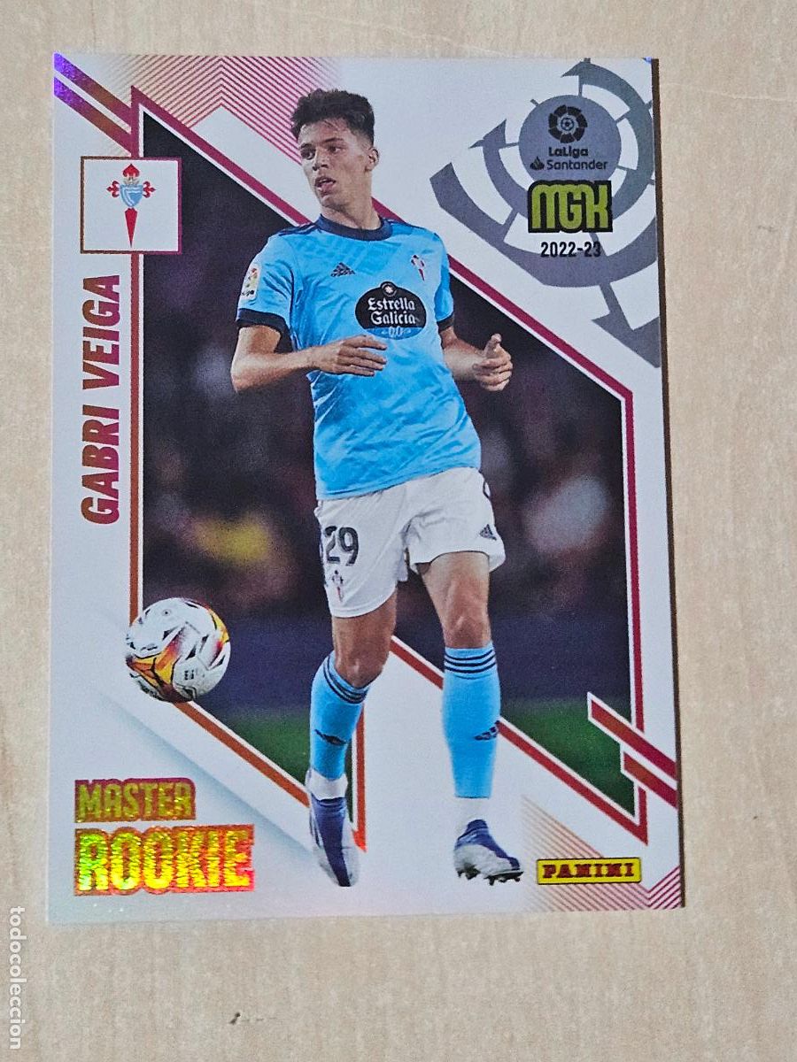 Football Stickers: CROMO N&ordm; 413 GABRI VEIGA - MEGACRACKS 2022 23 - MASTER ROOKIE