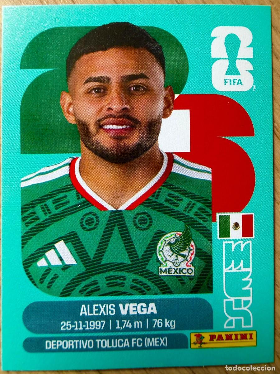 Football Stickers: MEX18 MEX 18 ALEXIS VEGA MEXICO MUNDIAL FIFA WORLD CUP 2026 26 STICKER PANINI CROMO SIN PEGAR