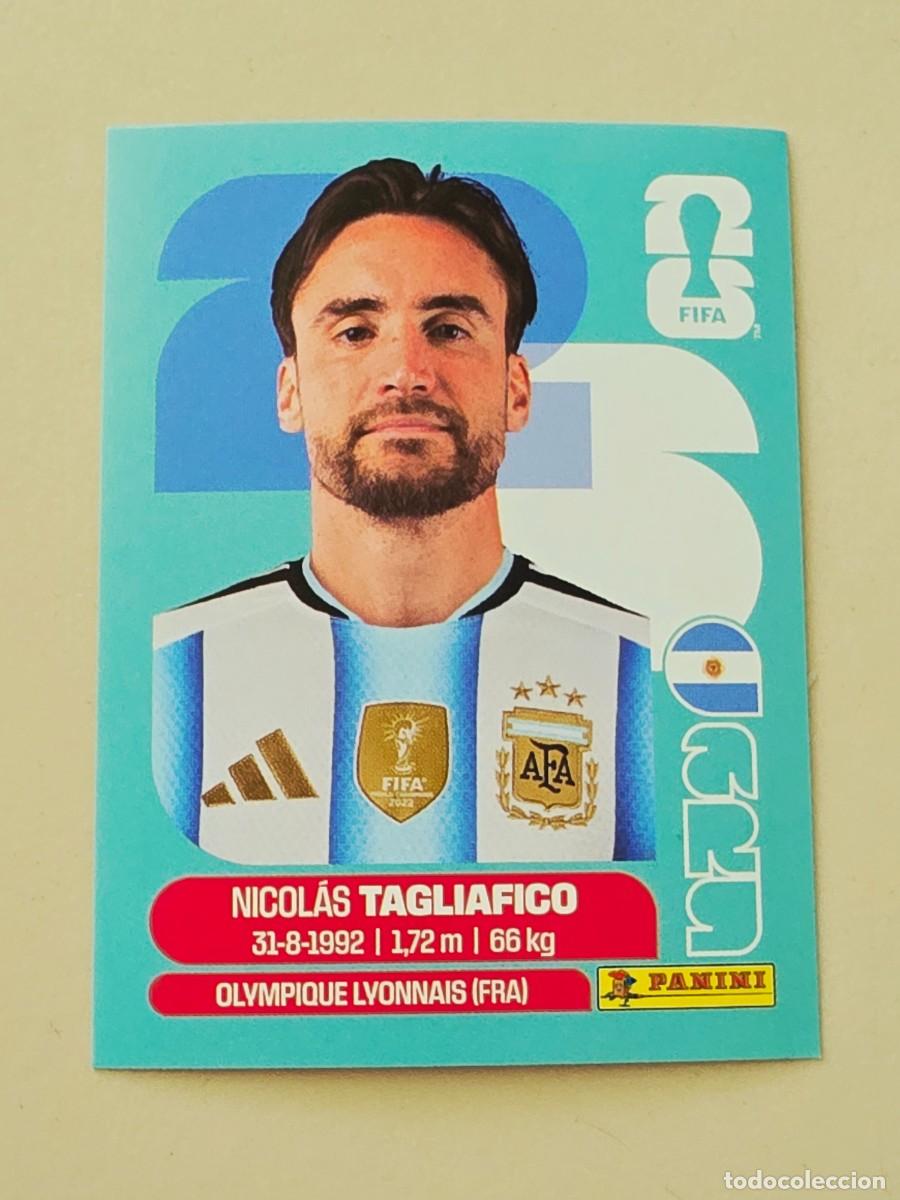 Cromos de F&uacute;tbol: ARG 6 Nicol&aacute;s Tagliafico, Argentina, Panini FIFA World Cup Mundial 2026 Sticker