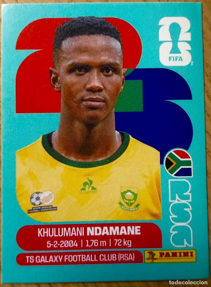 Cromos de F&uacute;tbol: RSA7 RSA 7 NDAMANE SUDAFRICA MUNDIAL FIFA WORLD CUP 2026 26 STICKER PANINI CROMO SIN PEGAR