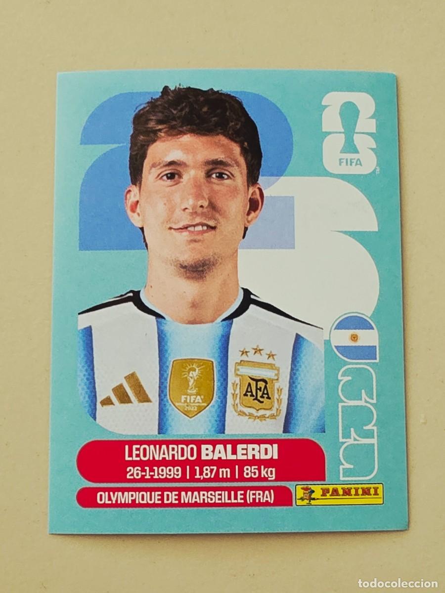 Cromos de F&uacute;tbol: ARG 7 Leonardo Balerdi, Argentina, Panini FIFA World Cup Mundial 2026 Sticker