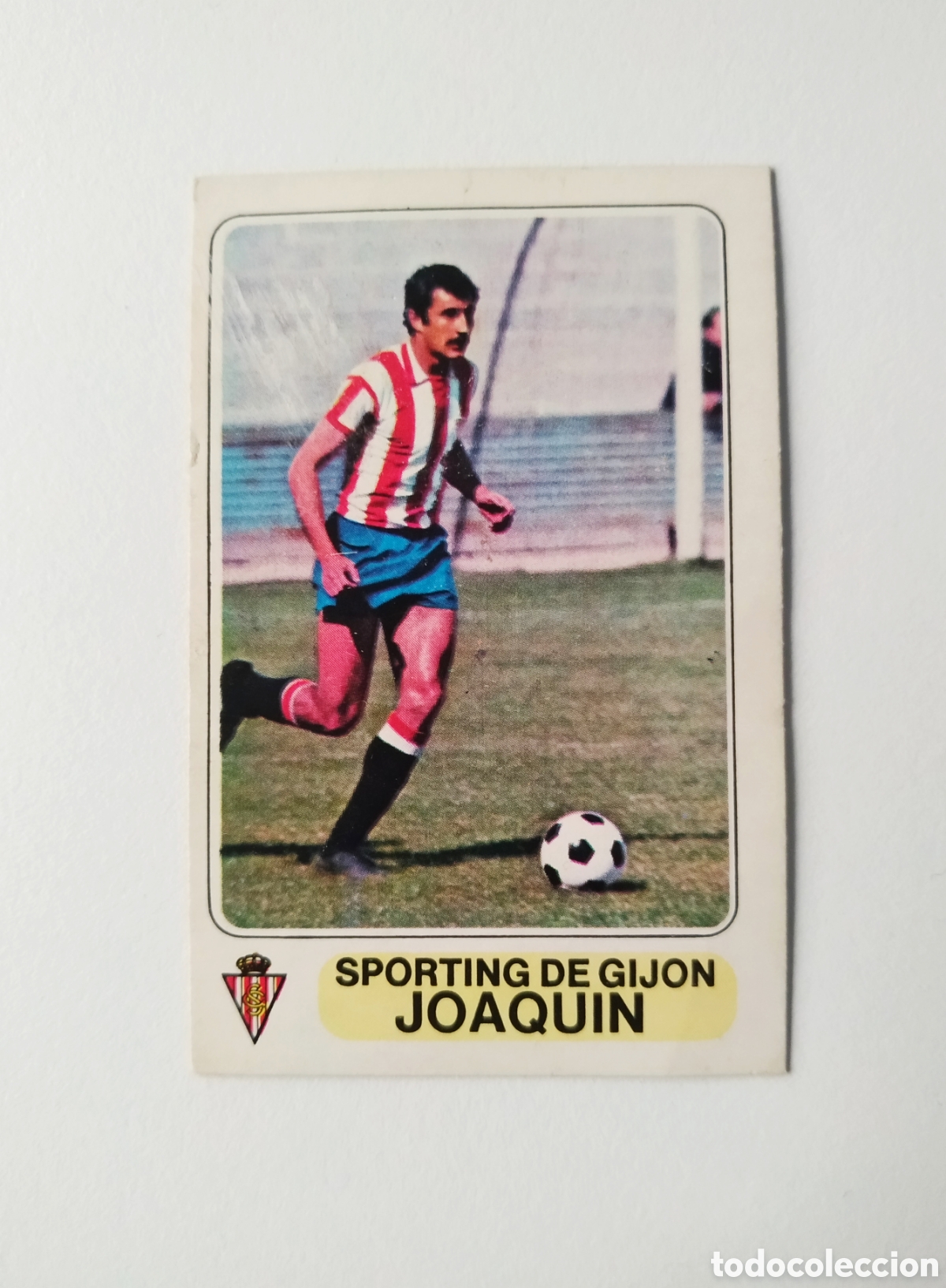 Cromos de F&uacute;tbol: JOAQU&Iacute;N, 77 78 PACOSA F&Uacute;TBOL ACCI&Oacute;N NUNCA PEGADO sporting de Gij&oacute;n