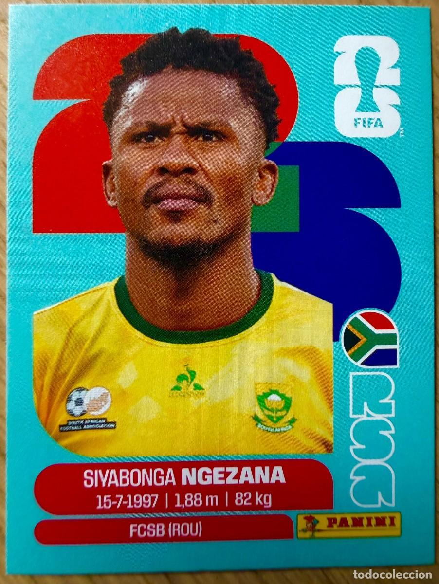 Cromos de F&uacute;tbol: RSA8 RSA 8 NGEZANA SUDAFRICA MUNDIAL FIFA WORLD CUP 2026 26 STICKER PANINI CROMO SIN PEGAR