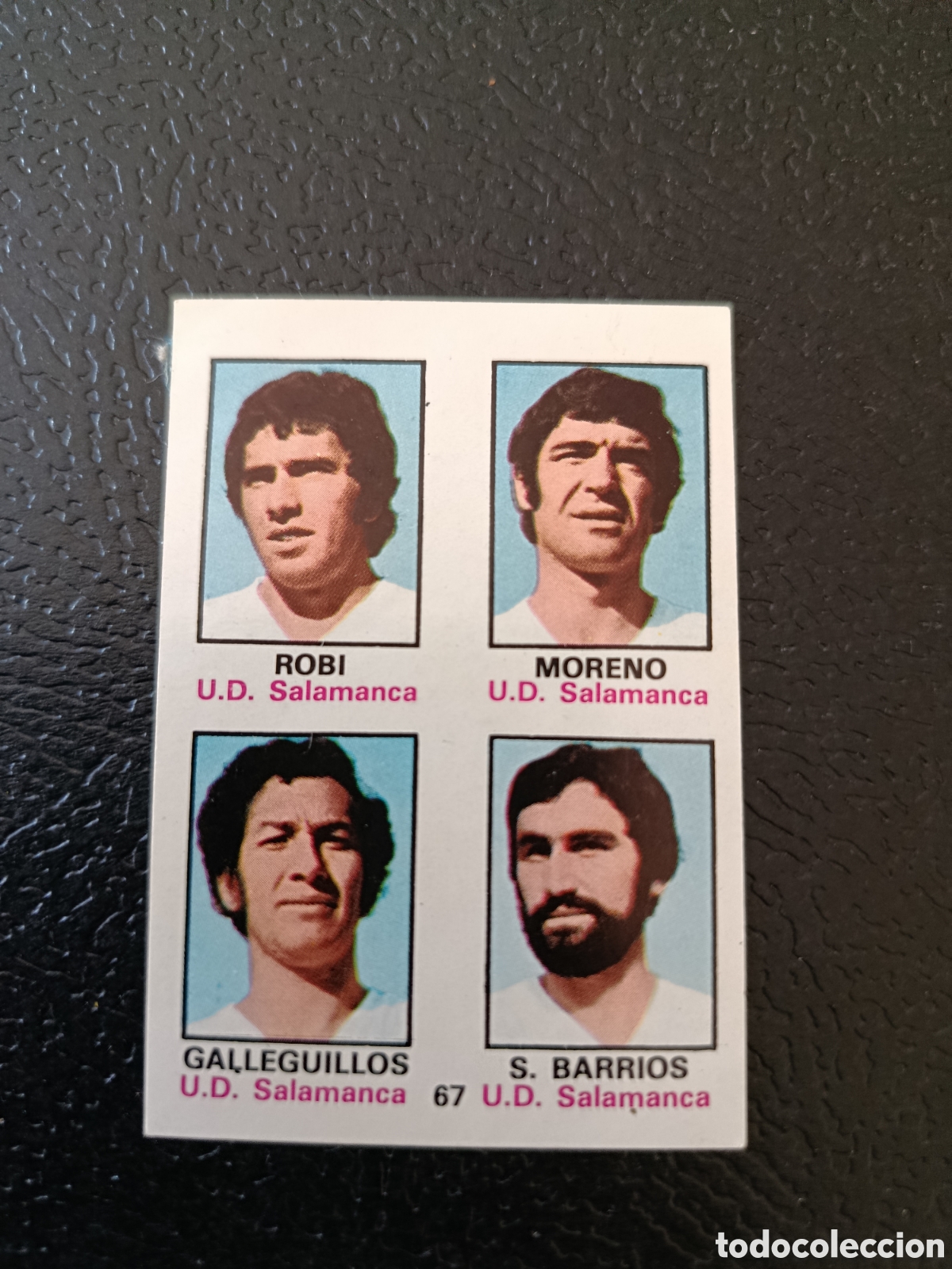 Cromos de F&uacute;tbol: Salamanca - Adhesivo n&ordm; 67 - Editorial Fher 1974-1975, 74-75 - Nunca pegado