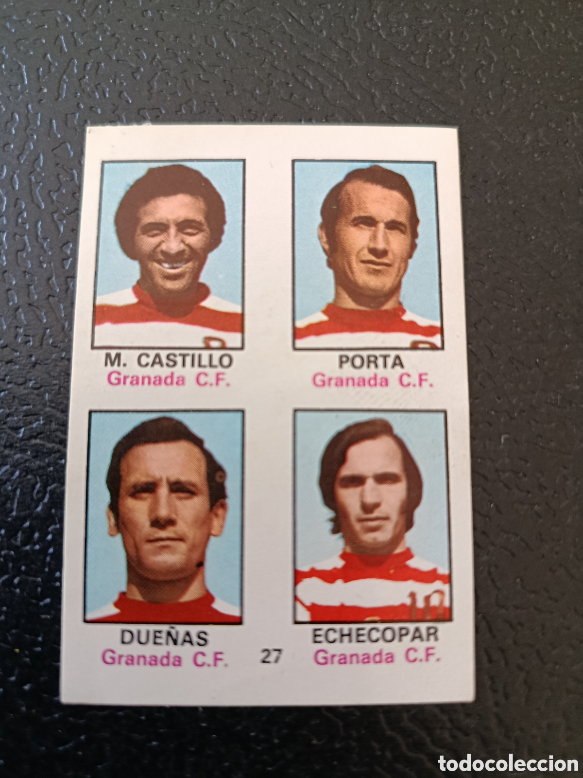 Cromos de F&uacute;tbol: 27 GRANADA FHER 1974 1975 CROMO FUTBOL 74 75 LIGA - ADHESIVO NO PEGADO