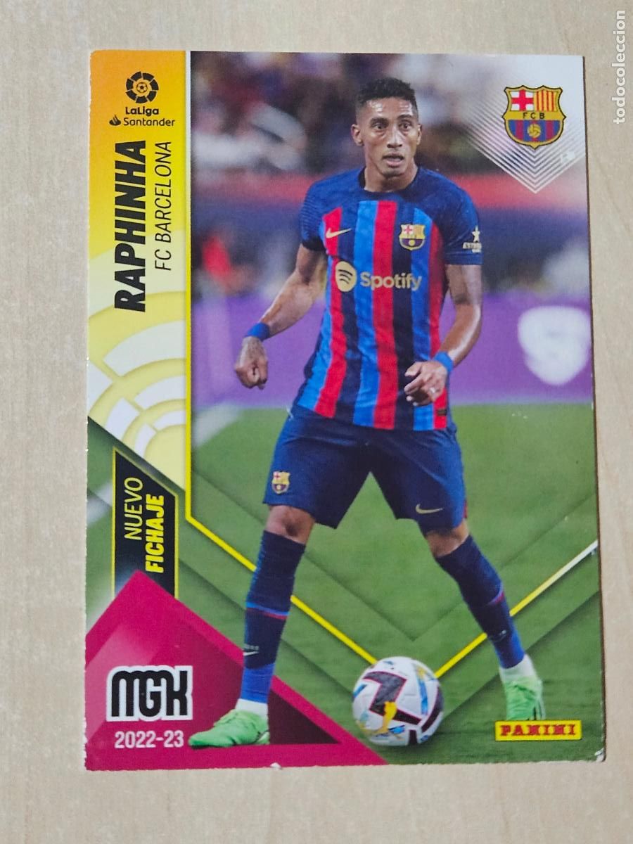 Cromos de F&uacute;tbol: CROMO N&ordm; 446 RAPHINHA - MEGACRACKS 2022 23 - NUEVO FICHAJE