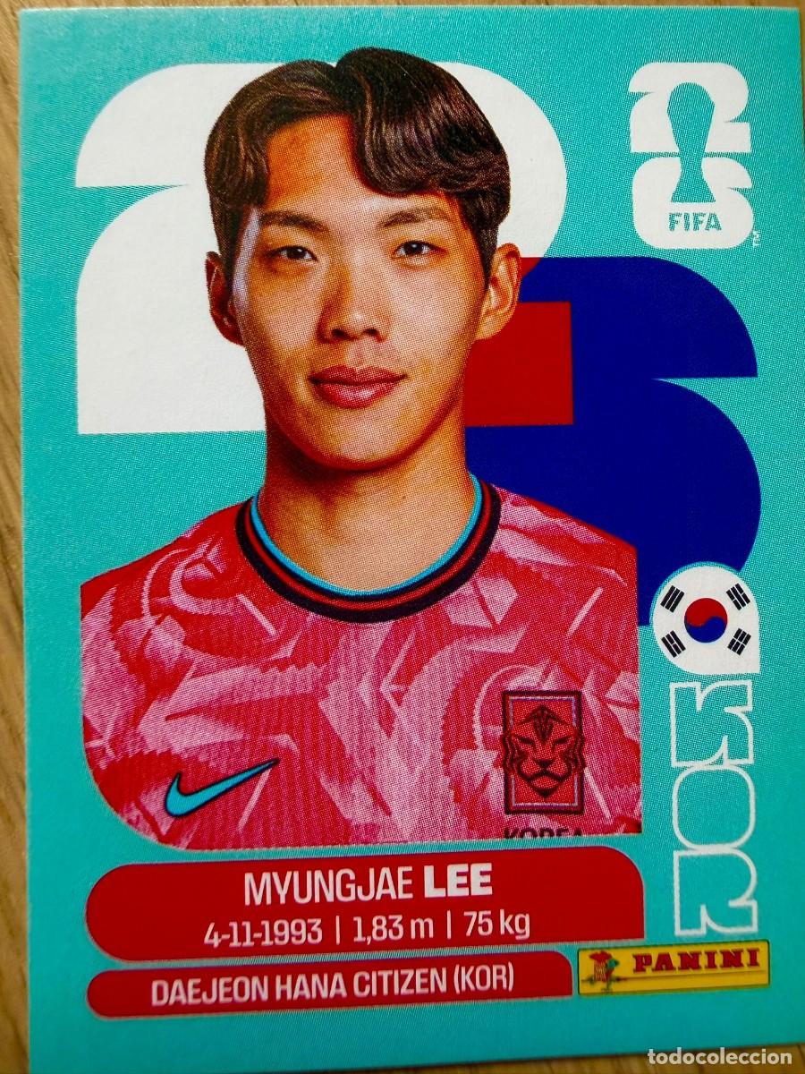Cromos de F&uacute;tbol: KOR9 KOR 9 MYUNGJAE LEE COREA DEL SUR MUNDIAL FIFA WORLD CUP 2026 26 STICKER PANINI CROMO SIN PEGAR
