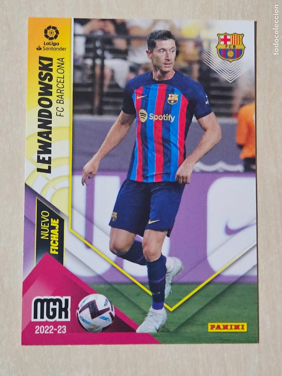 Cromos de F&uacute;tbol: CROMO N&ordm; 453 LEWANDOWSKI - MEGACRACKS 2022 23 - NUEVO FICHAJE