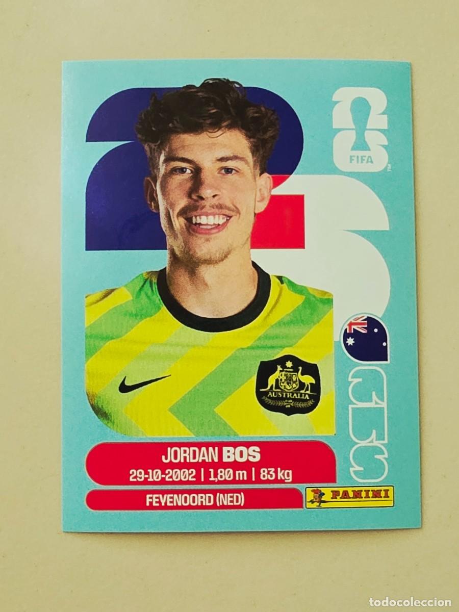 Cromos de F&uacute;tbol: AUS 6 Jordan Bos, Australia, Panini FIFA World Cup Mundial 2026 Sticker