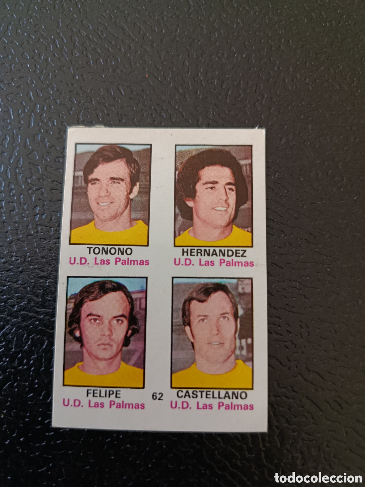 Cromos de F&uacute;tbol: ADHESIVO 62 LAS PALMAS FHER DISGRA LIGA 1974/75 74 75 Nunca usado