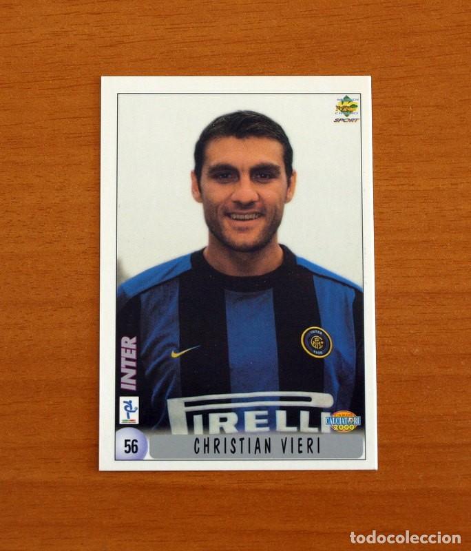 Cromos de F&uacute;tbol: Inter de Milan -N&ordm; 56 Christian Vieri-Luigi Di Biagio -Mundicromo 1999-2000-99-00 Calciatori-Italia