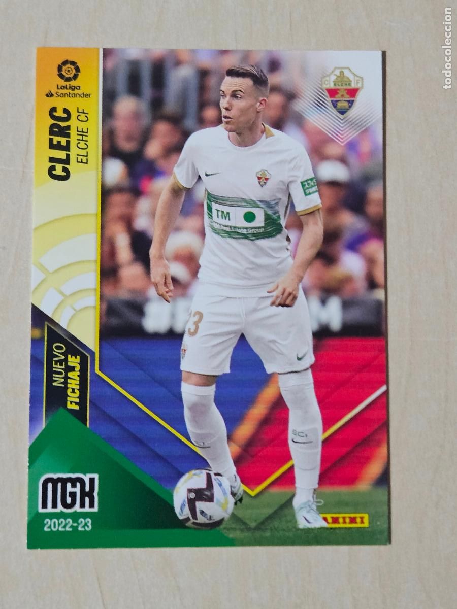 Cromos de F&uacute;tbol: CROMO N&ordm; 465 CLERC - MEGACRACKS 2022 23 - NUEVO FICHAJE