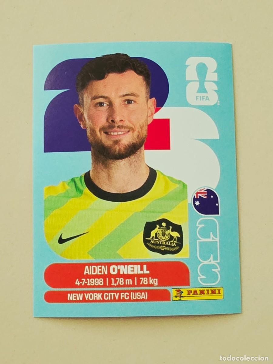 Cromos de F&uacute;tbol: AUS 14 Aiden O'Neill, Australia, Panini FIFA World Cup Mundial 2026 Sticker