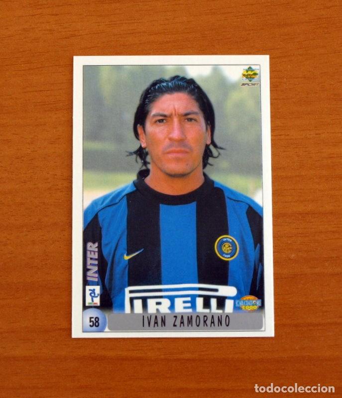 Fu&szlig;ball-Sticker: Inter de Milan -N&ordm; 58 Iv&aacute;n Zamorano-Salvatore Fresi -Mundicromo 1999-2000-99-00 Calciatori-Italia