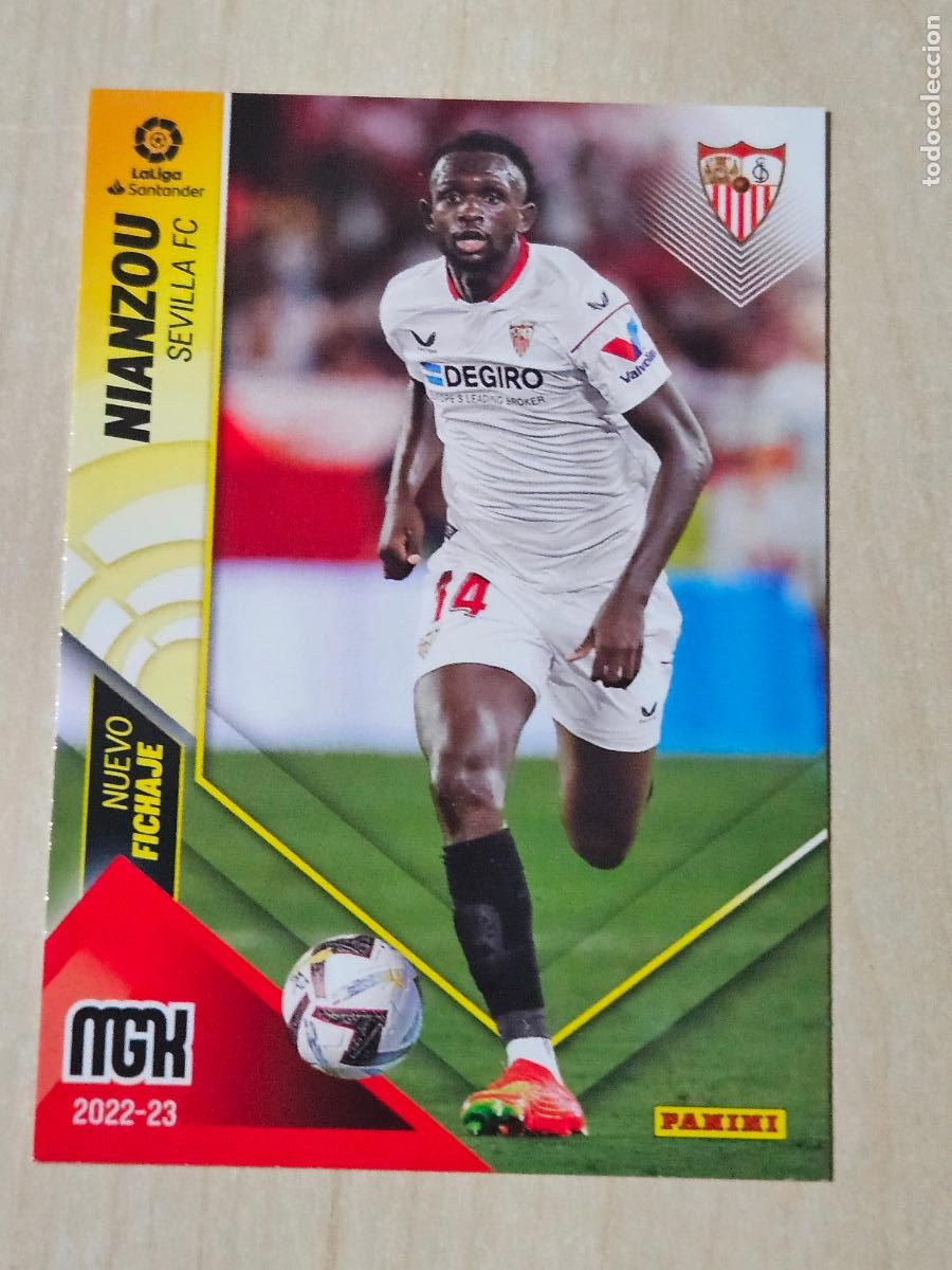 Fu&szlig;ball-Sticker: CROMO N&ordm; 475 NIANZOU - MEGACRACKS 2022 23 - NUEVO FICHAJE