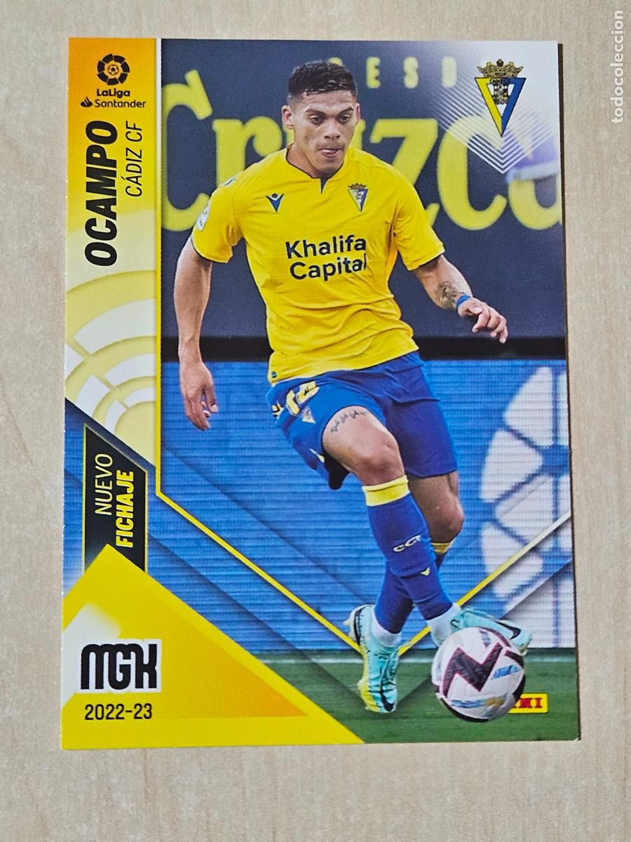 Fu&szlig;ball-Sticker: CROMO N&ordm; 479 OCAMPO - MEGACRACKS 2022 23 - NUEVO FICHAJE