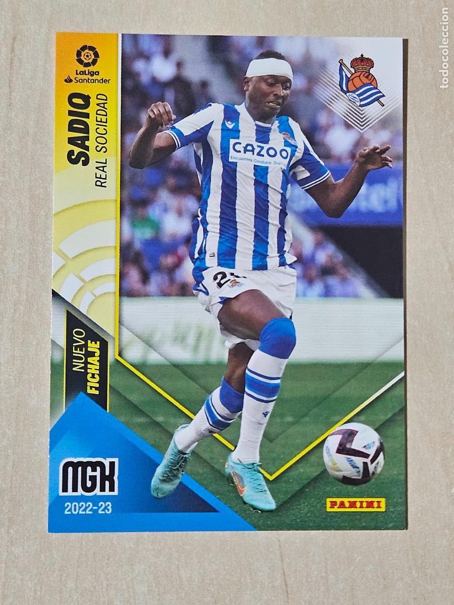 Fu&szlig;ball-Sticker: CROMO N&ordm; 487 SADIQ - MEGACRACKS 2022 23 - NUEVO FICHAJE