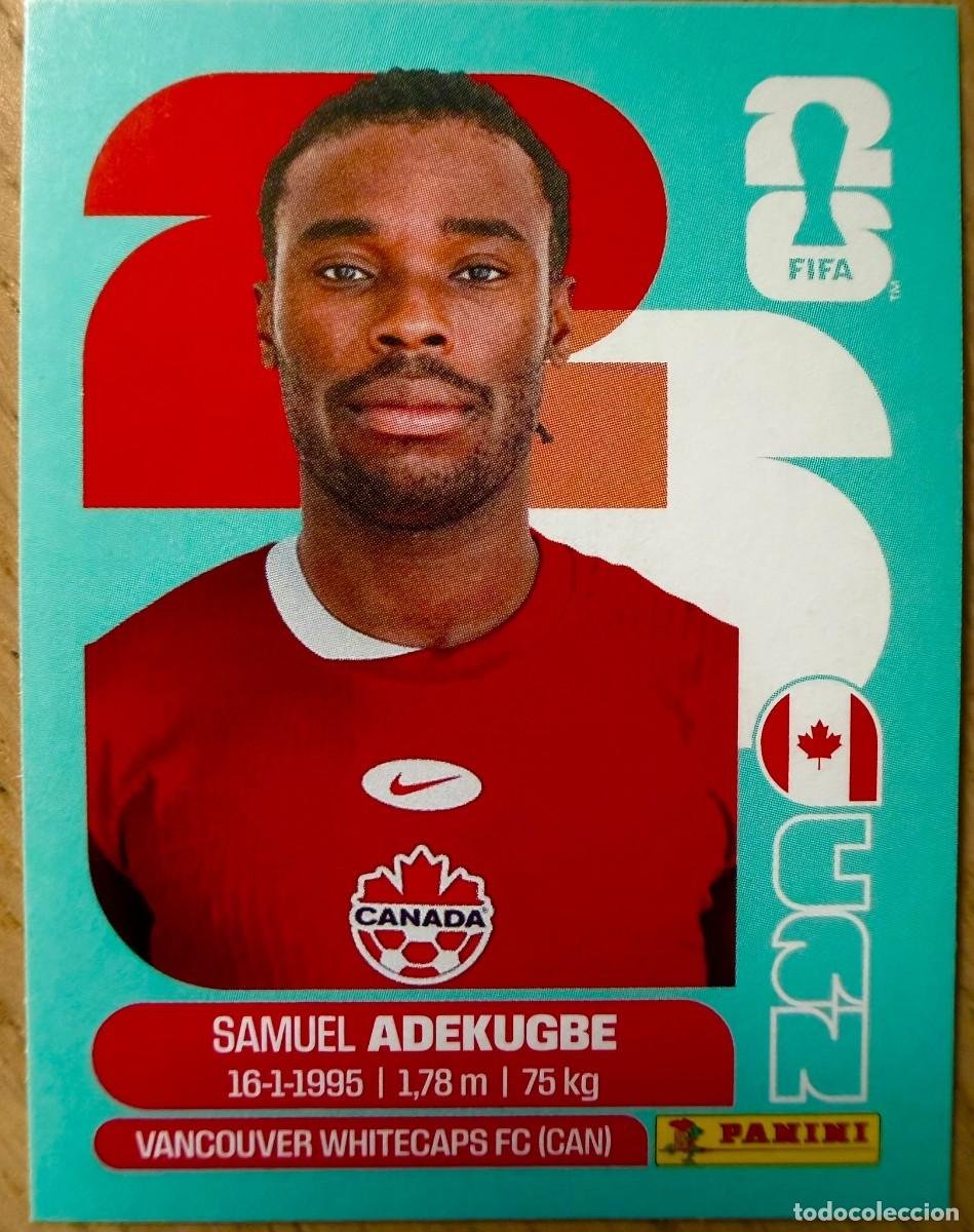 Fu&szlig;ball-Sticker: CAN5 CAN 5 ADEKUGBE CANADA MUNDIAL FIFA WORLD CUP 2026 26 STICKER PANINI CROMO SIN PEGAR