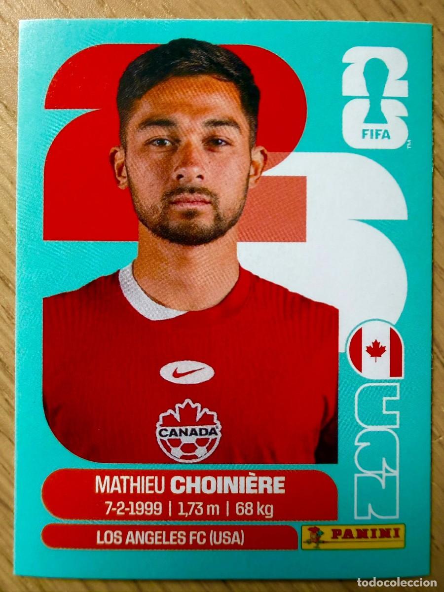 Cromos de F&uacute;tbol: CAN15 CAN 15 CHOINIERE CANADA MUNDIAL FIFA WORLD CUP 2026 26 STICKER PANINI CROMO SIN PEGAR