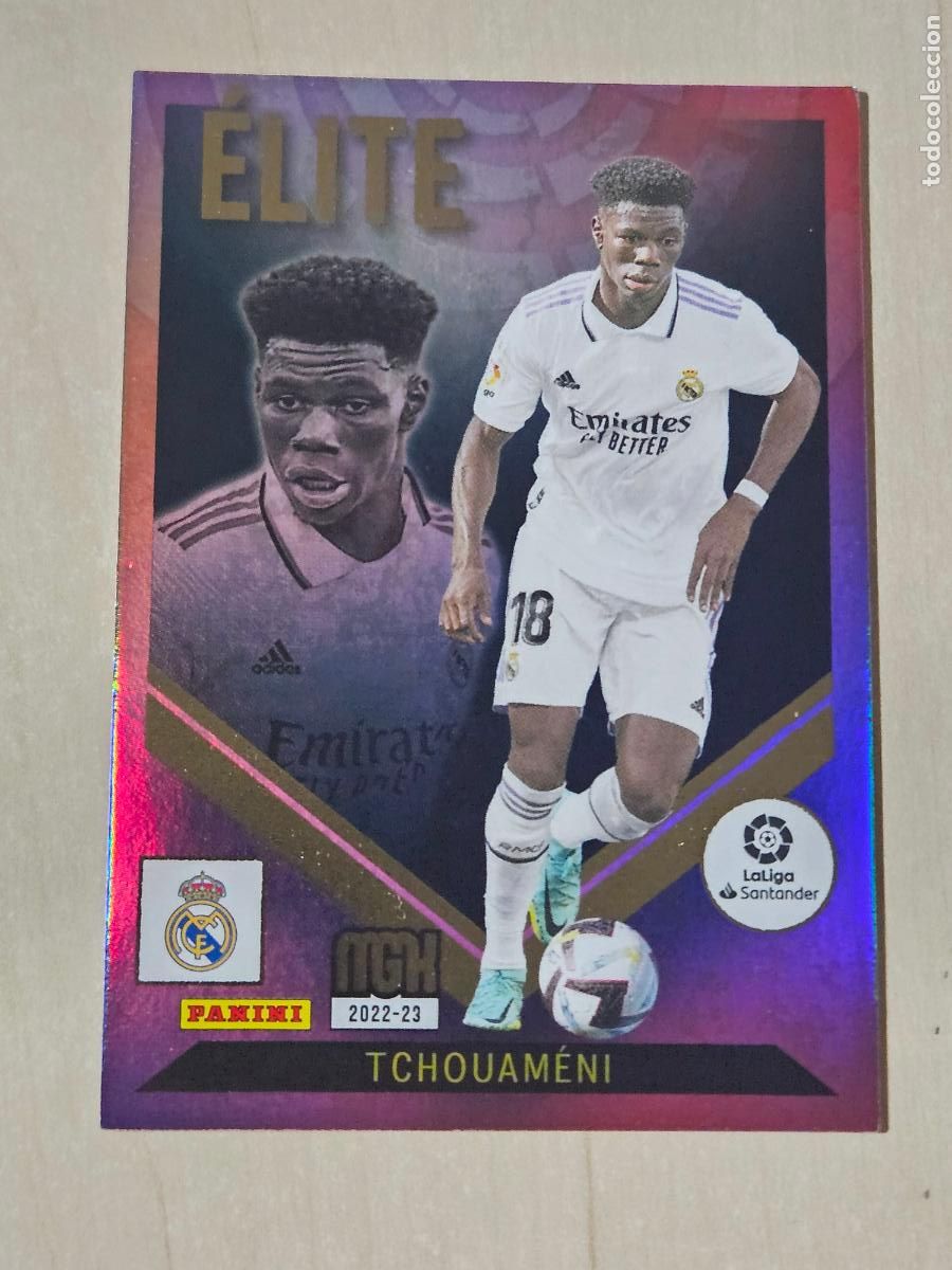 Cromos de F&uacute;tbol: CROMO N&ordm; 498 TCHOUAMANI - MEGACRACKS 2022 23 - ELITE