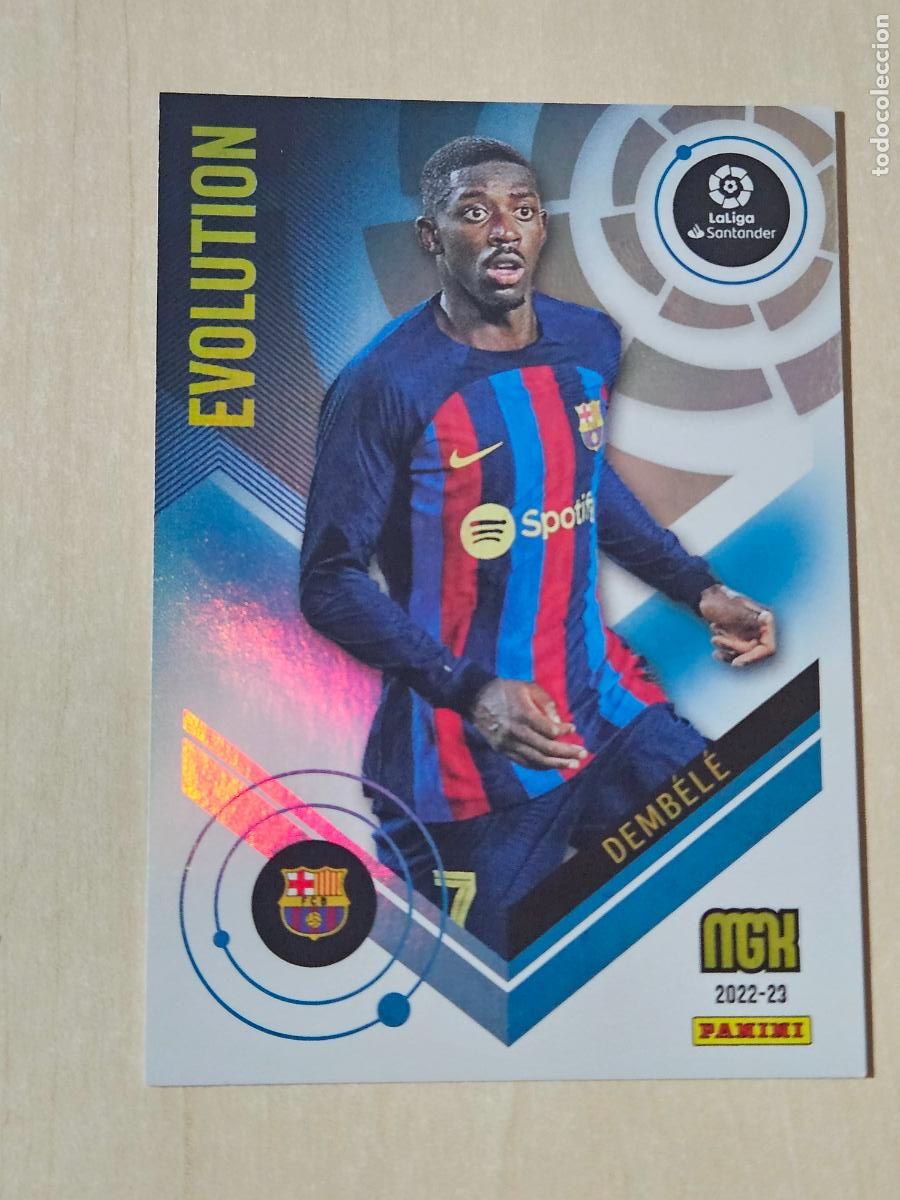 Cromos de F&uacute;tbol: CROMO N&ordm; 499 DEMBELE - MEGACRACKS 2022 23 - EVOLUTION