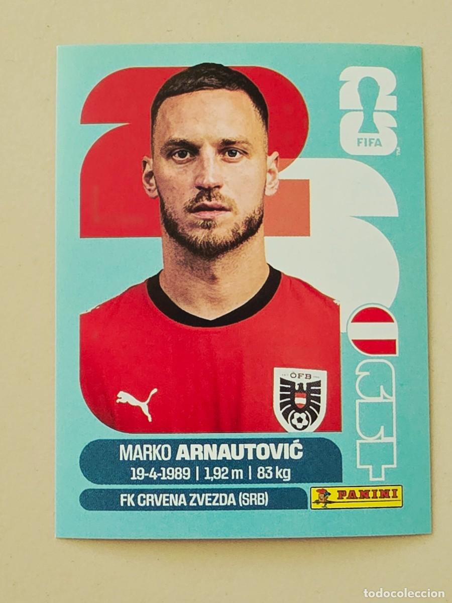 Cromos de F&uacute;tbol: AUT 20 Marko Aranutović, Austria, Panini FIFA World Cup Mundial 2026 Sticker